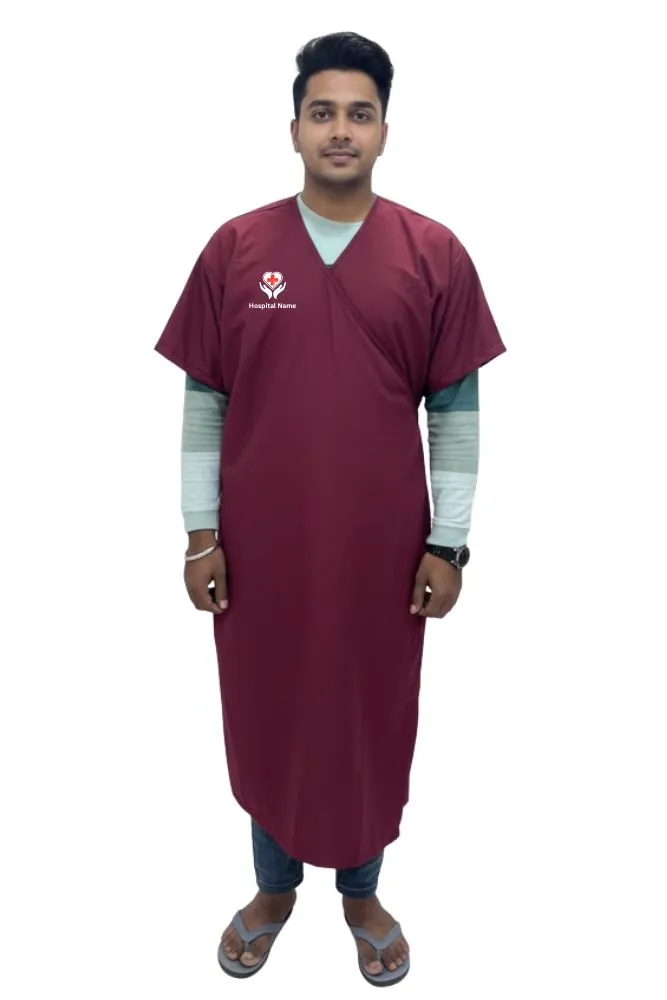Unisex Patient Crossover Gown (Suitable for Patients upto 130 kg)